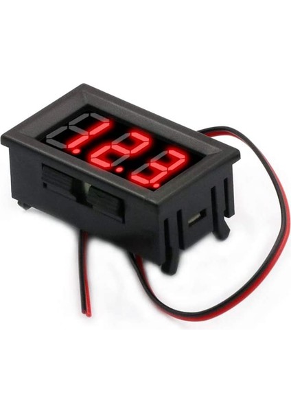 Telli Kırmızı Dc 4.5-30V LED Panel Dijital Ekran Gerilim Ölçer Voltmetre (6pcs) (Yurt Dışından) indirimleri