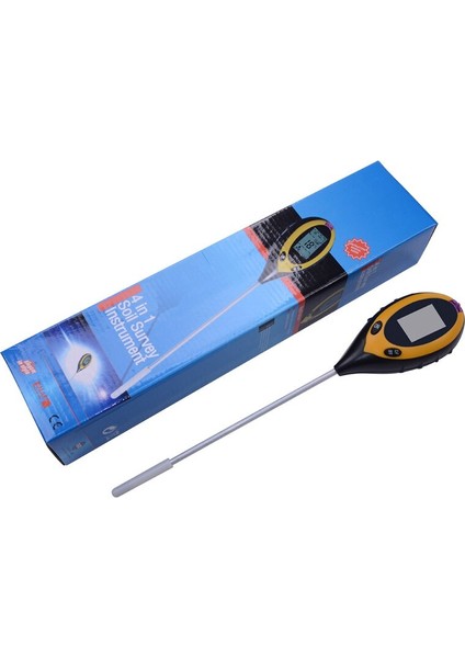 Dijital Ph Ölçer Toprak Nem Monitörü Taşınabilir Sıcaklık Güneş Işığı Test Cihazı Bahçe Bitkileri Tarım Bahçe Aracı #2 (Yurt Dışından)