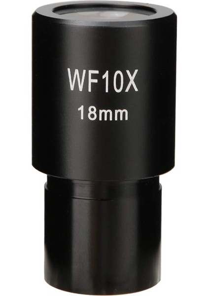 10X Mikroskop Mercek Geniş Açı Optik Lensler Adaptör Alanı 18MM Profesyonel Oküler Lens Standart (Yurt Dışından)