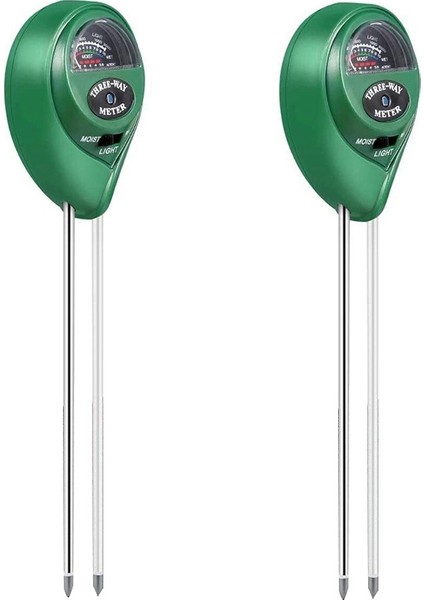 Adet Toprak Ph Ölçer, Toprak Nemi/ışık/ph Test Cihazı Bitki Bakımı Için Bahçe Alet Setleri, 3-In-1 Toprak Test Kiti (Yeşil) (Yurt Dışından) fiyatları
