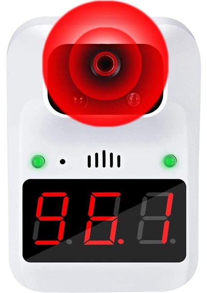 Yetişkinler ve Çocuklar Için Duvara Monte Dijital Pressiz Alın Kızılötesi Termometre, Ev Veya Okul Için Sıcaklık Tarayıcı (Yurt Dışından)