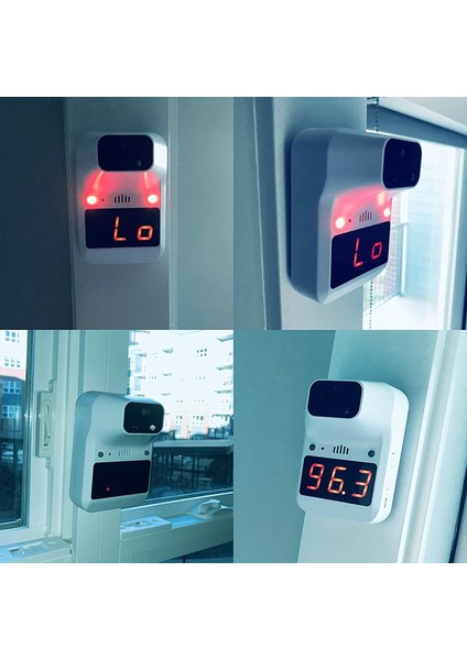 Yetişkinler ve Çocuklar Için Duvara Monte Dijital Pressiz Alın Kızılötesi Termometre, Ev Veya Okul Için Sıcaklık Tarayıcı (Yurt Dışından) fırsatları