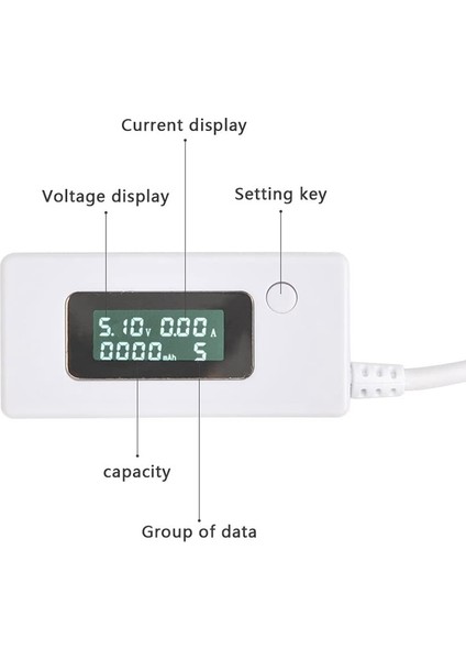 USB Test Cihazı Voltmetre Ampermetre Dijital LCD Gerilim Monitör Akım Ölçer Kapasite Test Cihazı Arkadan Aydınlatmalı (Yurt Dışından) modelleri