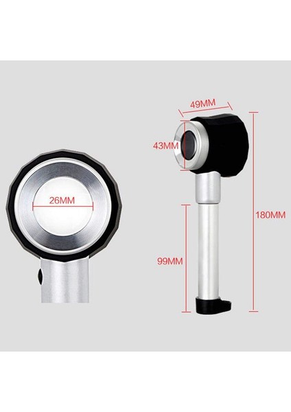 El 45X Katlanır Keten Test Cihazı Metal Büyüteçler Kumaş Iplik Sayacı Büyüteç Işık Kalibrasyonu ile Büyüteç (Yurt Dışından) fiyatları