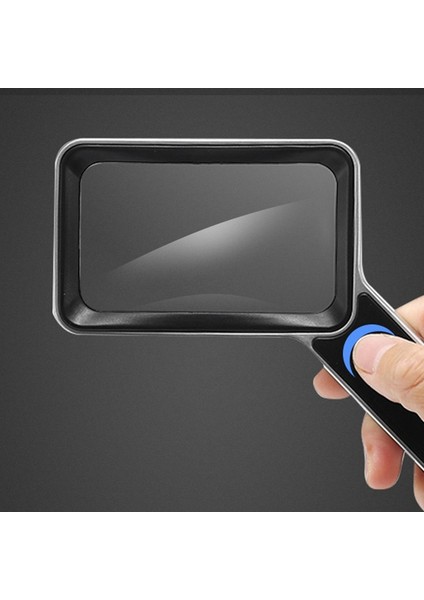 LED Işıklı 30 Kat Kare Büyüteç El Tipi Şarj Edilebilir Lityum Büyüteç, Büyüteç Okuma (Yurt Dışından) fırsatları