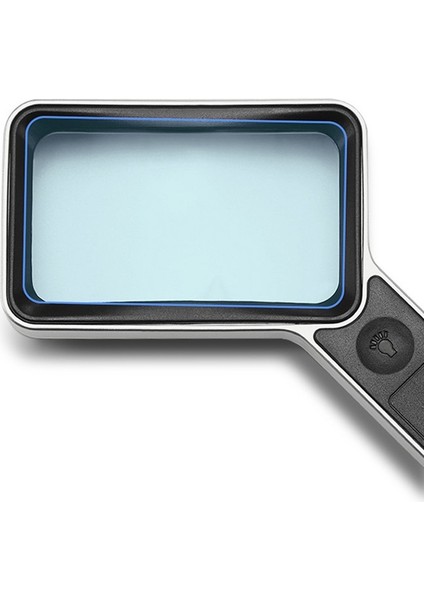 LED Işıklı 30 Kat Kare Büyüteç El Tipi Şarj Edilebilir Lityum Büyüteç, Büyüteç Okuma (Yurt Dışından) indirimleri