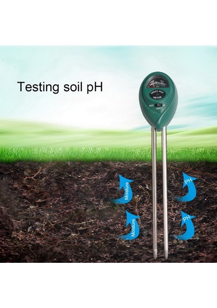 Betty Becky In 1 Çiçekler Toprak Ph Test Cihazı Nem Ölçüm Nem Işık Ölçer Hidroponik Analizörü Bahçe Higrometre (Yurt Dışından)