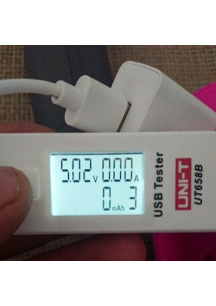 Unı T UT658B USB Test Cihazı Telefon Bilgisayar Şarj Gerilimi Akım Enerji Monitörü LCD Arka Işık (Yurt Dışından)