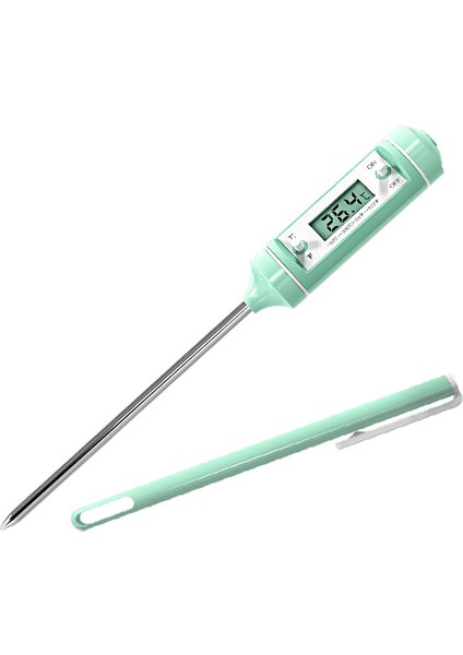 Mısuta Et Termometresi Mutfak Dijital Pişirme Gıda Sondası Elektronik Barbekü Pişirme Araçları Sıcaklık Ölçer Ölçer Aracı (Yurt Dışından)