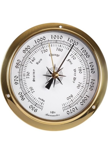Barometre, Hava Istasyonu Için Duvara Monte Test Cihazı Bakır Kabuk Deniz, Barometre Kullanan Duvara Asılı Tekne, 115MM (Yurt Dışından)