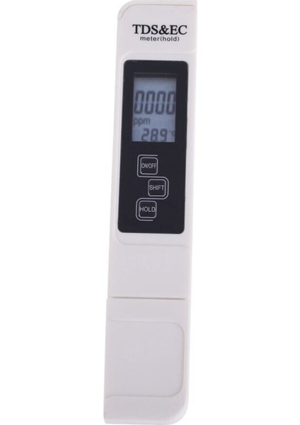 Dijital Tds Ec Metre Sıcaklık Test Cihazı Kalem 3 In1 Fonksiyonlu Iletkenlik Su Kalitesi Ölçüm Aracı Tds ve Ec Test Cihazı 0-5000PPM (Yurt Dışından)