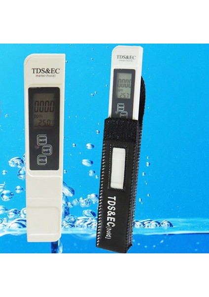Dijital Tds Ec Metre Sıcaklık Test Cihazı Kalem 3 In1 Fonksiyonlu Iletkenlik Su Kalitesi Ölçüm Aracı Tds ve Ec Test Cihazı 0-5000PPM (Yurt Dışından) fiyatları