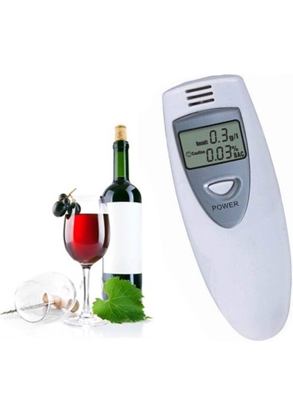 Nefes Analiz Cihazı Test Cihazı Profesyonel LCD Test Cihazı Taşınabilir Dijital Breathalyzer (Yurt Dışından) fiyatları