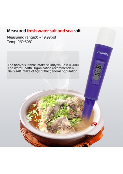 Dijital Tuzluluk Ölçer Tuz Ölçer Test Cihazı Salinometer Akvaryum Tuzlu Test Cihazları Deniz Tuzluluk Havuzu Test Salinometer 30% Kapalı (Yurt Dışından) fiyatları