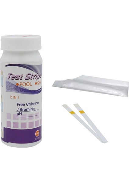 50 Adet/şişe 6 In 1 Yüzme Havuzu ve Spa Su Test Şeritleri Kağıtları Su Test Araçları (Yurt Dışından) modelleri