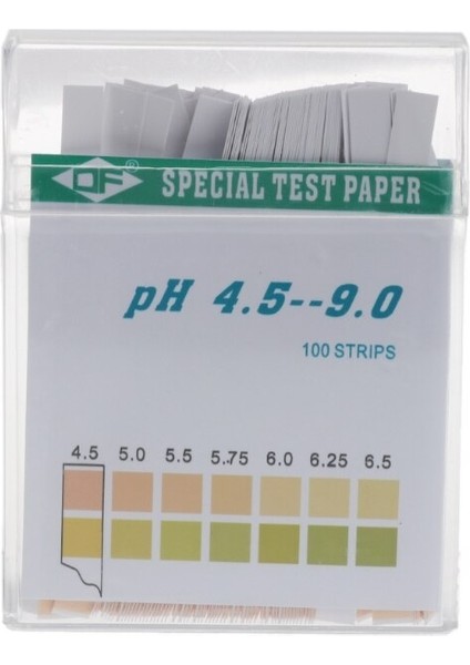 100 Şerit 4.5-9 Ph Alkali Asit Göstergesi Kağıt Su Tükürük Turnusol Test Kiti L69A (Yurt Dışından)