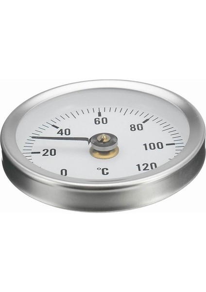 4pcs Boru Yaylı Klipsli Termometre 63MM 0-120 °c Sıcak Su, Hvac Için Alüminyum Sıcaklık Göstergesi. Isıtma, Yağ Tankları (Yurt Dışından)