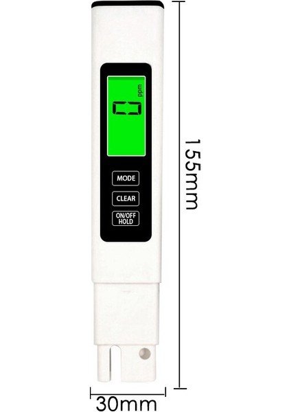 Tds Metre Su Kalitesi Test Cihazı Otomatik Kalibrasyon Tds Test Cihazı 0-9990PPM Ideal Su Test Ölçer Içme Suyu Akvaryumları (Yurt Dışından)
