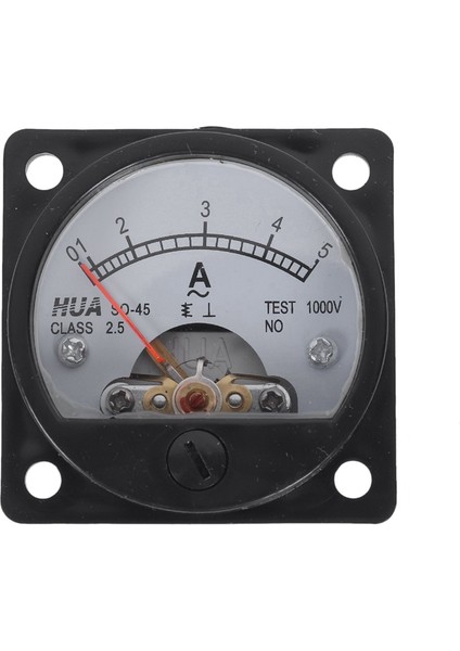 Ac 0-300V Yuvarlak Analog Kadran Panel Metre Voltmetre Ölçer Sınıf 2.5 Doğruluk Ac 0-5A Analog Panel Yuvarlak Metre (Yurt Dışından)