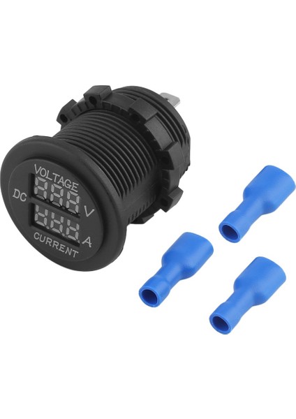 12-24V LED Gerilim Ampermetre Araç Motosiklet Dijital Voltmetre Akım Test Cihazı (Yurt Dışından)