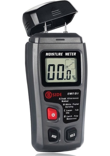 Yeni Dijital Nem Ölçer Pin Tipi Nem Ölçer Ahşap Nem Test Cihazı Higrometre Kereste Nemli Büyük LCD Ekran (Yurt Dışından)