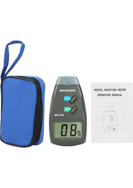 Md-2g LCD Dijital 2 Pin Ahşap Nem Ölçer Kereste Higrometre Nem Test Cihazı Yeni (Yurt Dışından)