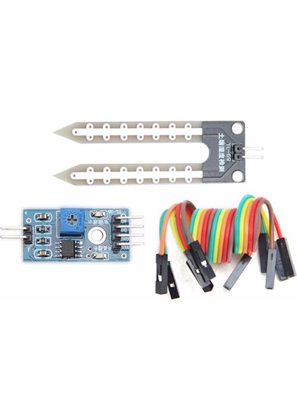 Arduino Için 3.3V~5V Toprak Higrometresi Nem Algılama Modülü Nem Sensörü Probu ve 2p Kablosu (Yurt Dışından)