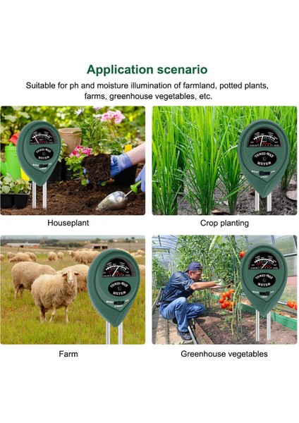 In 1 Analog Metre Toprak Su Nem Işık Ph Ölçer Test Cihazı Dijital Analiz Cihazı Testi Bahçe Çiçek Bahçe Aracı (Yurt Dışından) indirimleri