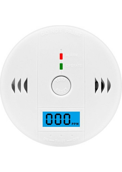 LCD Karbon Monoksit Alarmı Co Gaz Uyarı Sensörü Alarm Monitör Test Cihazı Ev Güvenlik Karbon Monoksit Akıllı Sensör (Yurt Dışından) fiyatları