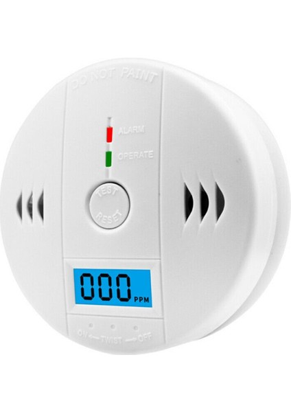 LCD Karbon Monoksit Alarmı Co Gaz Uyarı Sensörü Alarm Monitör Test Cihazı Ev Güvenlik Karbon Monoksit Akıllı Sensör (Yurt Dışından) indirimleri