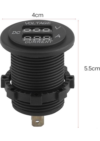 12-24V LED Gerilim Ampermetre Araç Motosiklet Dijital Voltmetre Akım Test Cihazı (Yurt Dışından) modelleri