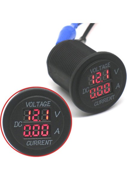 12-24V LED Gerilim Ampermetre Araç Motosiklet Dijital Voltmetre Akım Test Cihazı (Yurt Dışından) indirimleri