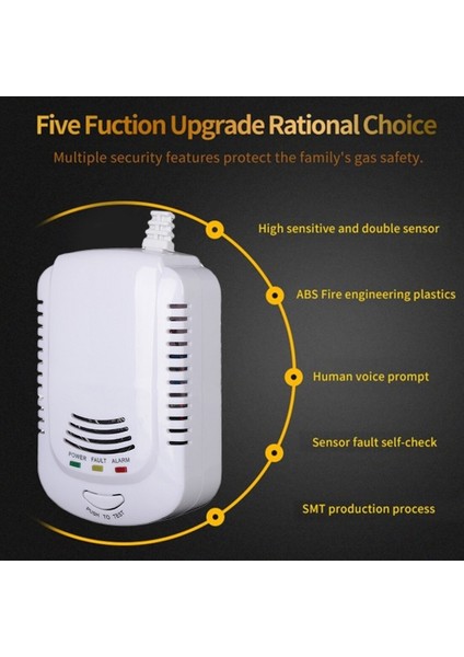 Kömür Gazı Doğal Gaz Metan Propan Kaçak Test Cihazı Ölçücü Ev Güvenliği Ab Tak (Yurt Dışından) fırsatları