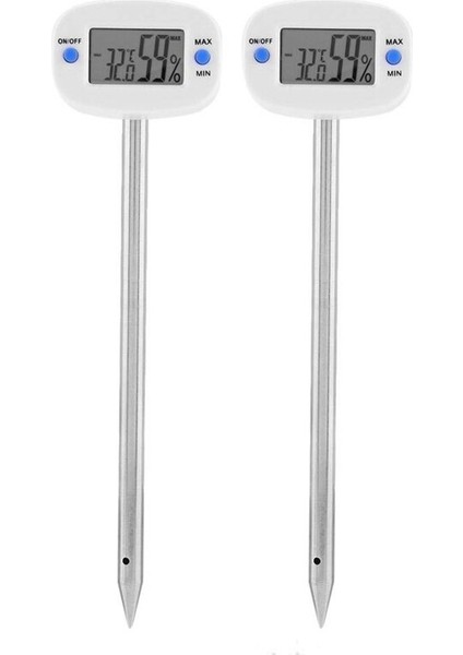 TA290 Dijital Toprak Sıcaklığı Nem Ölçer Cihazı Higrometre Sıcaklık Nem Test Cihazı Probu ile Paslanmaz Çelik Iğne (Yurt Dışından)