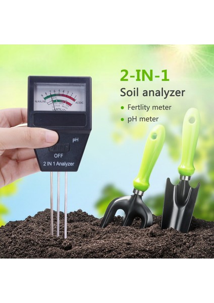 Toprak Su Nem Işık Ph Ölçer Test Cihazı Dijital Analiz Cihazı Testi Bahçe Çiçek Topraksız Bahçe Aracı (Yurt Dışından) fiyatları