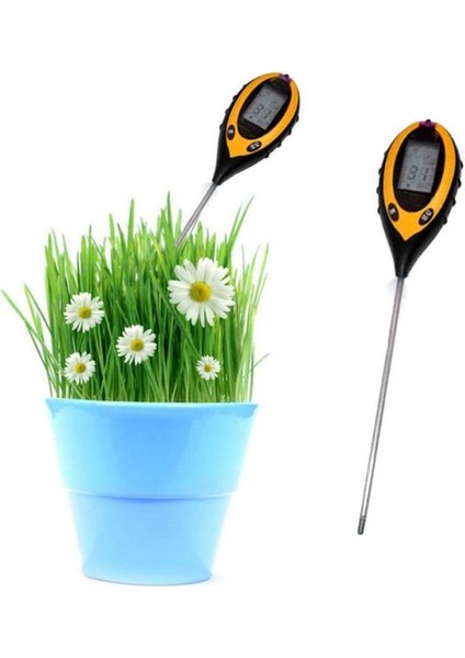 In1 Dijital Ph Metre LCD Sıcaklık Güneş Işığı Ph Bahçe Toprak Nem Test Cihazı Bitkiler Için LCD Ekranlı Ölçer Ölçer (Yurt Dışından) indirimleri