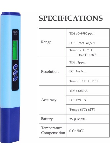 Yeni 3 In 1 Dijital Ec Metre Test Cihazı EC-936 Tds Test Cihazı Sıcaklık Ölçer Kalem Iletkenlik Su Kalitesi Ölçüm Aracı Opp Çanta (Yurt Dışından) fırsatları