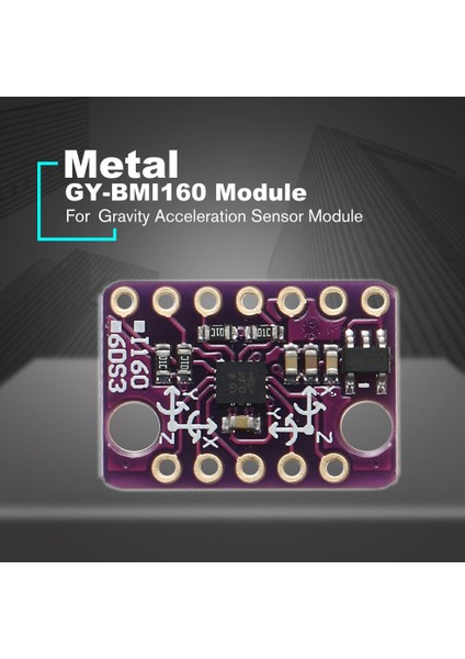 GY-BMI160 Modülü 6dof 6 Eksenli Jiroskop Yerçekimi Ivme Ölçer Sensörü Iıcspı (Yurt Dışından)