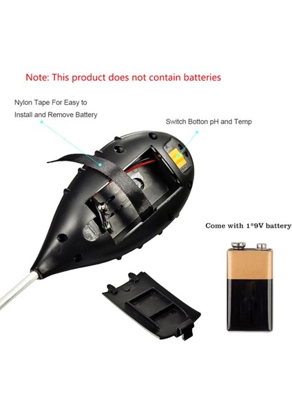 Aneng 4-In-1 Dijital LCD Toprak Ph Su Nem Ölçer Sıcaklık Işık Test Cihazı Hidroponik Bahçe (Yurt Dışından) modelleri
