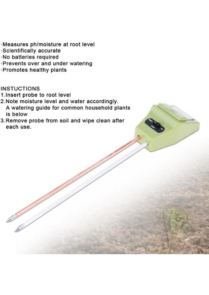 In 1 Toprak Su Nem Işığı Ph Ölçer Test Cihazı Dijital Analizörü Testi Bahçe Çiçek Topraksız Bahçe Aletleri (Yurt Dışından) modelleri