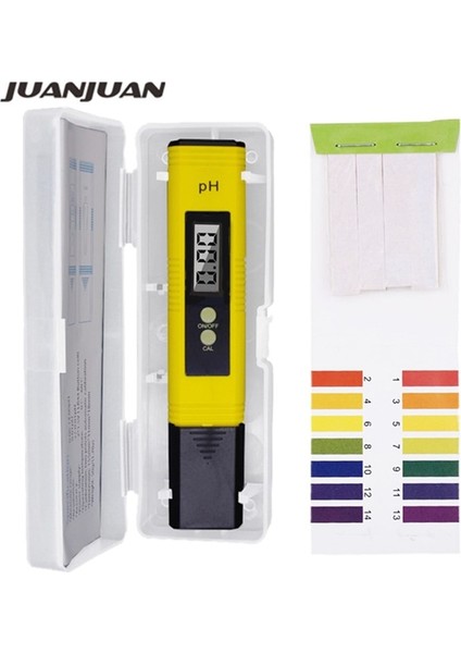 Dijital Ph Ölçer Su Kalitesi Test Cihazı Aralığı 0-14 Ev Içme Havuzu Suyu + Ph 1-14 Turnusol Kağıdı Taşınabilir Şeritler 49% Kapalı (Yurt Dışından) modelleri