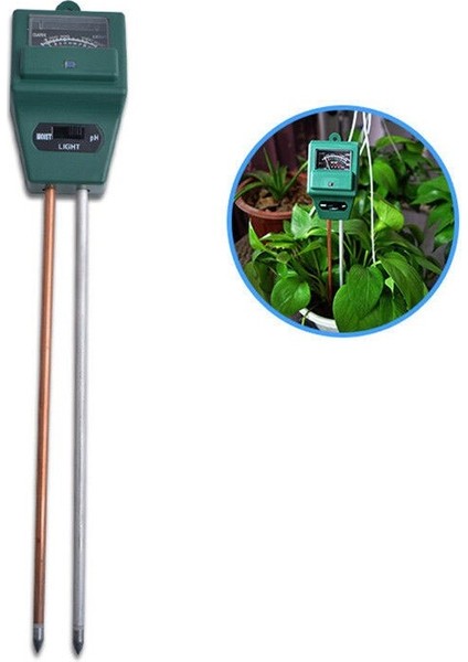 In 1 Toprak Test Cihazı Kiti Ph Işık Ölçer Ev Bahçe Çim Çiftliği Için Nem DNJ998 (Yurt Dışından)