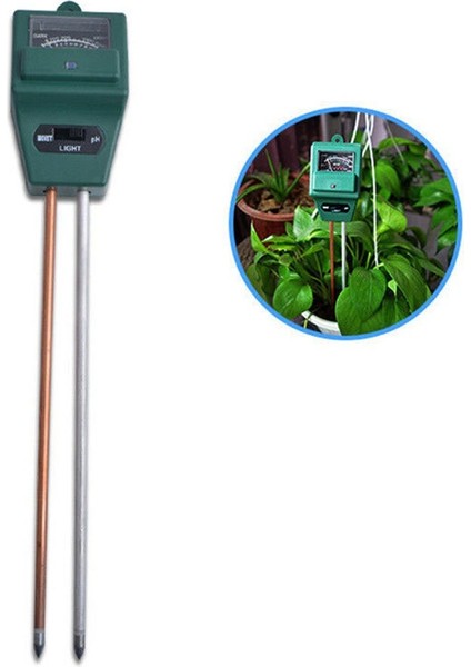 In 1 Toprak Test Cihazı Kiti Ph Işık Ölçer Ev Bahçe Çim Çiftliği Için Nem DNJ998 (Yurt Dışından) fiyatları