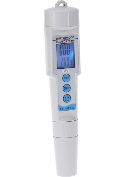 3 In 1 Kalem Tipi Su Kalitesi Test Cihazı Analizörü Çok Parametreli Su Geçirmez Su Kalitesi Monitörü Ec & Tds Metre Asitometre (Yurt Dışından) fırsatları