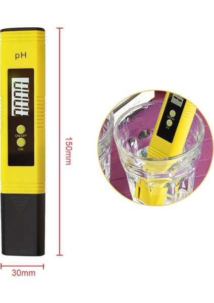 LCD Ekran Dijital Ph Ölçer Asitlik Test Cihazı Su Kalitesi/gıda/akvaryum/havuz Topraksız Cep Boyutu Ph 0-14/0.01PH (Yurt Dışından) fiyatları