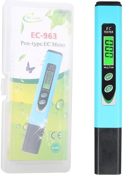 Dijital Topraksız Ec Metre Test Cihazı 19.99 Ms/cm Su Kalitesi Elektriksel Iletkenlik Akvaryum Atc 21% Kapalı (Yurt Dışından)