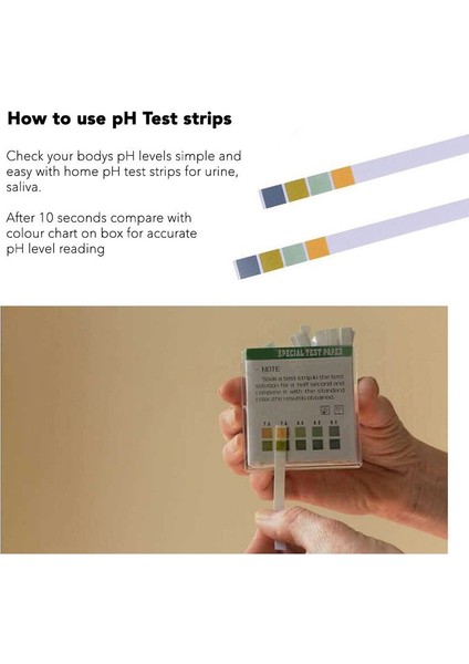 100 Adet Ph Test Şeritleri Ph 4.5-9.0 Alkali Asit Idrar Tükürük Turnusol Kağıdı Çubukları QJ888 (Yurt Dışından)