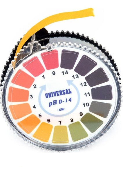M 0-14 Ph Test Kağıdı Şeritler Rulo Alkali Asit Göstergesi Kağıt Akvaryum Su Tükürük Turnusol Test Analiz Cihazları (Yurt Dışından) indirimleri