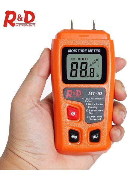 Ar-Ge Mt-10 Ahşap Nem Ölçer Ahşap Nem Test Cihazı Higrometre Kereste Nemli Ağaç Yoğunluk Test Cihazı Turuncu Testi Ahşap/kağıt (Yurt Dışından) fiyatları