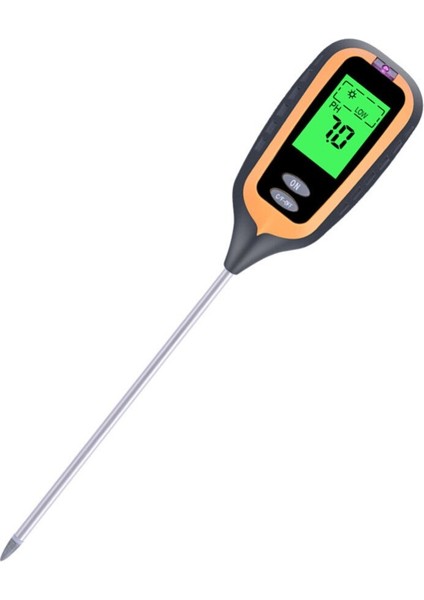 In 1 Dijital Toprak Nemi Ölçer Ph Ölçer Sıcaklık Güneş Işığı Test Cihazı Bahçe Çiftliği Çim Için LCD Ekran ile (Yurt Dışından) fiyatları